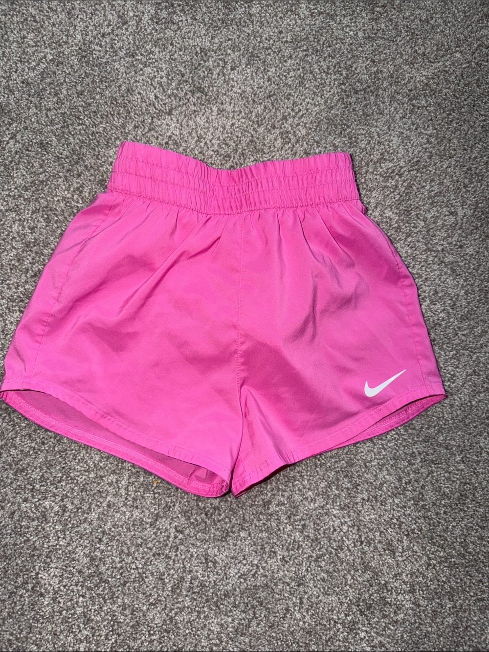 Nike DriFit Girls Size 6X Solid Pink Shorts